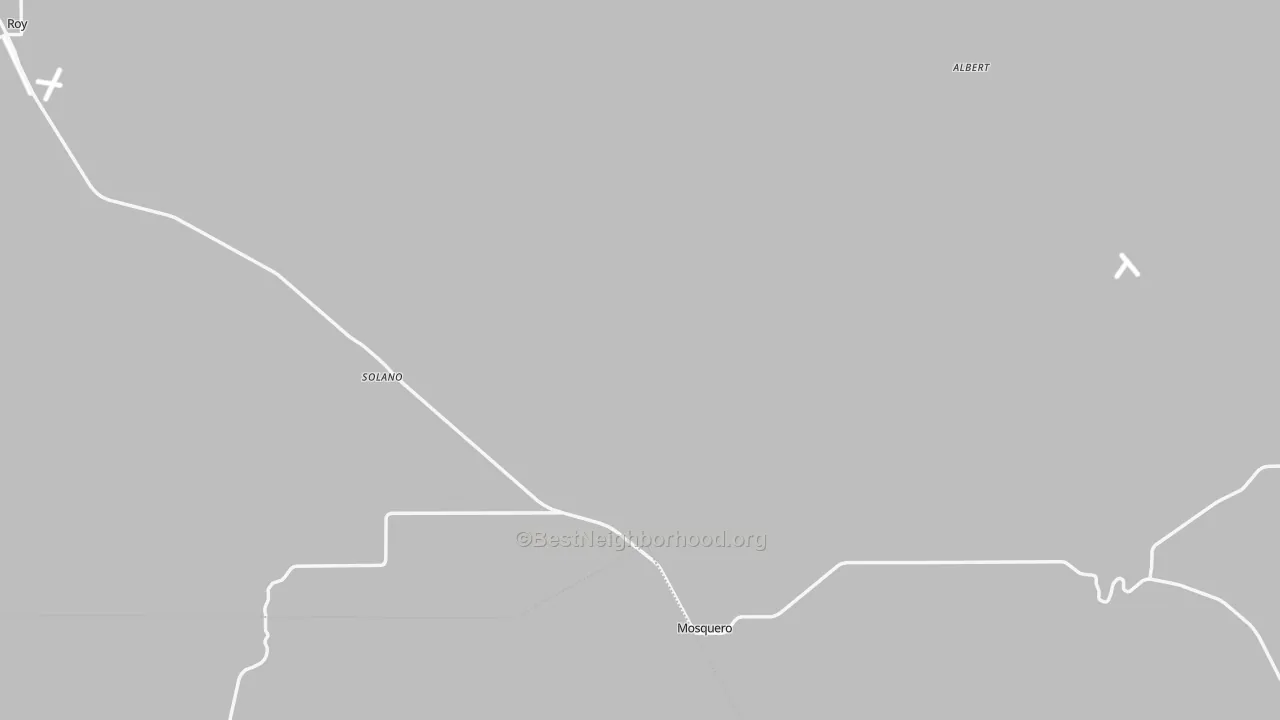 Transit Grade map of Harding County, NM