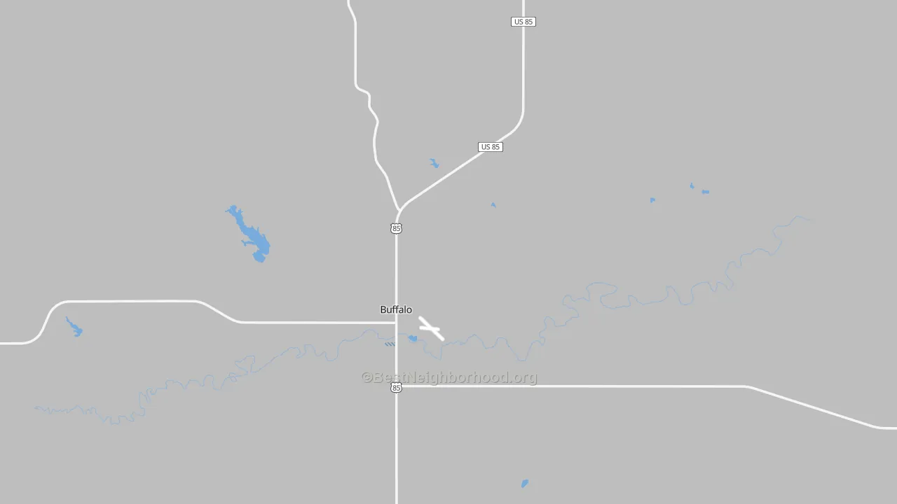 Transit Grade map of Harding County, SD