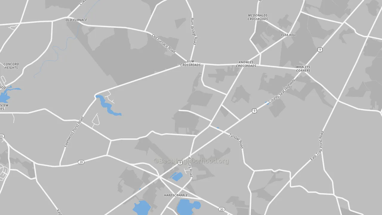 Transit Grade map of Hardscrabble, DE