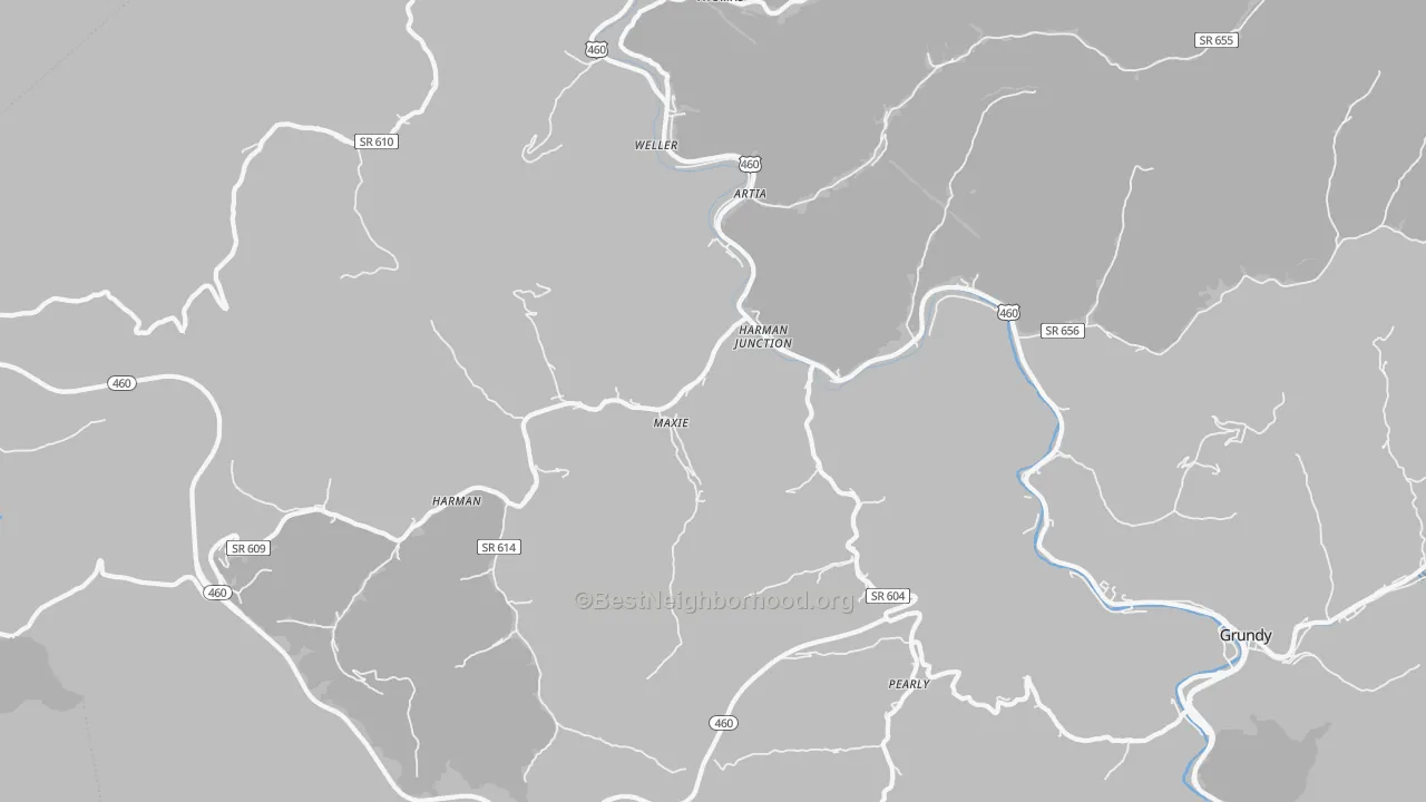 Transit Grade map of Harman Junction, VA