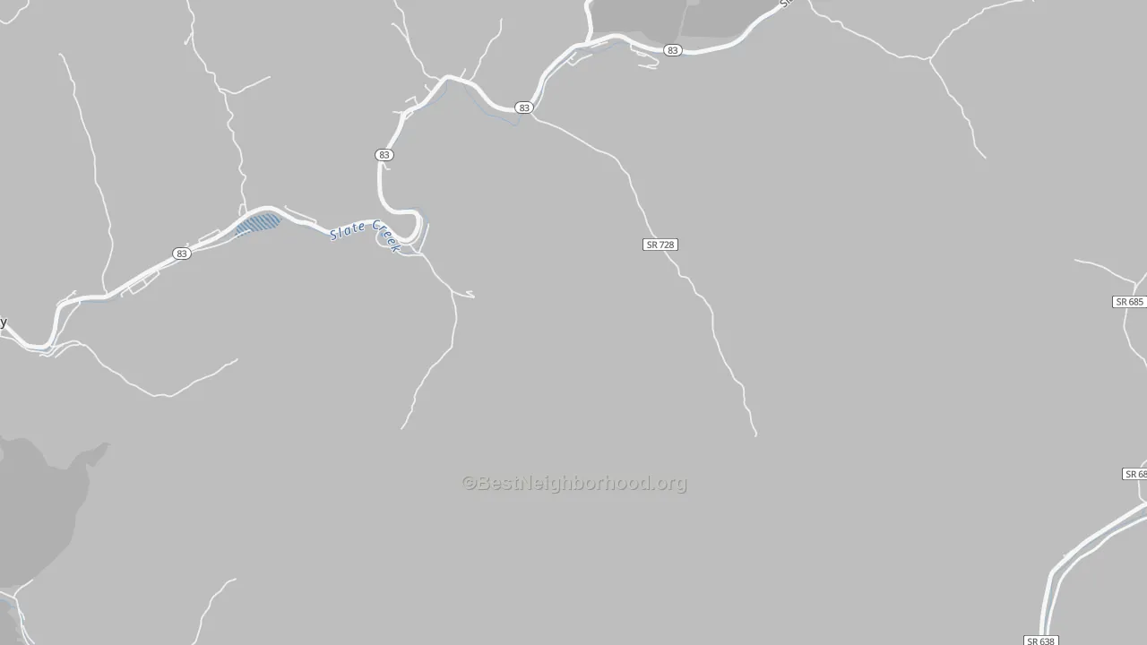 Transit Grade map of Harman, VA