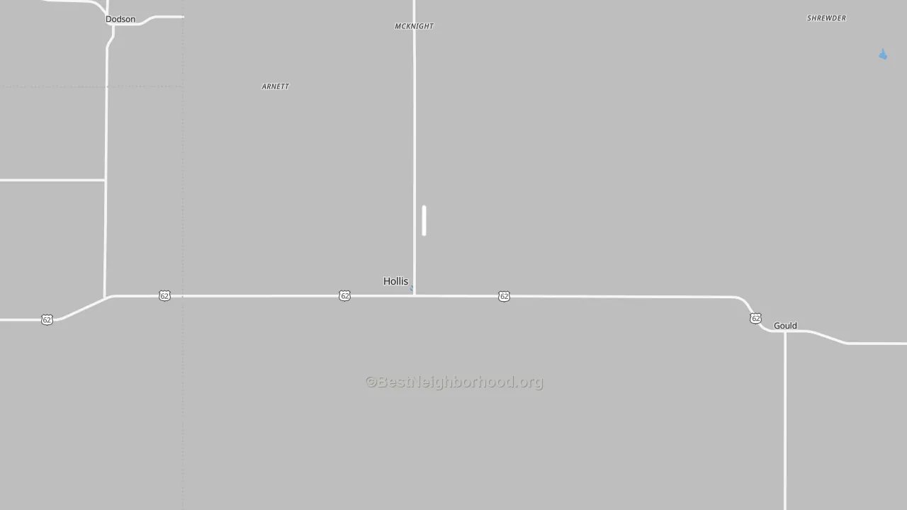 Transit Grade map of Harmon County, OK