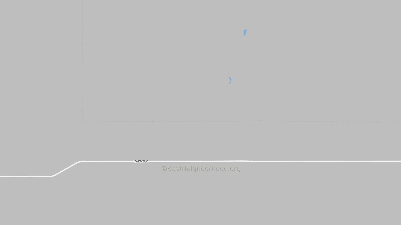 Transit Grade map of Harmon, OK