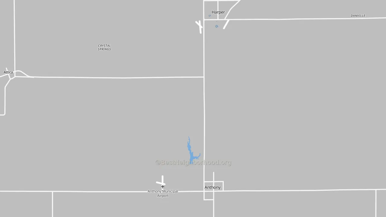 Transit Grade map of Harper County, KS