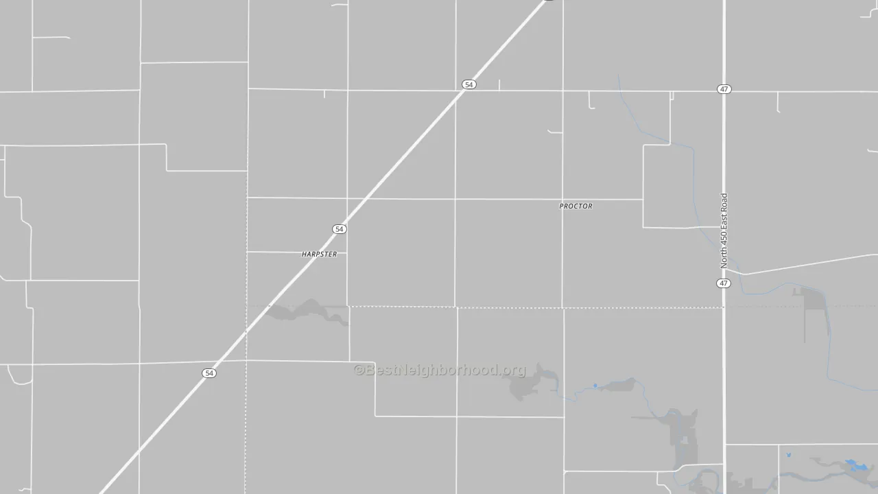 Transit Grade map of Harpster, IL