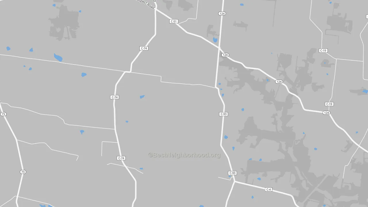 Transit Grade map of Harriett, OH