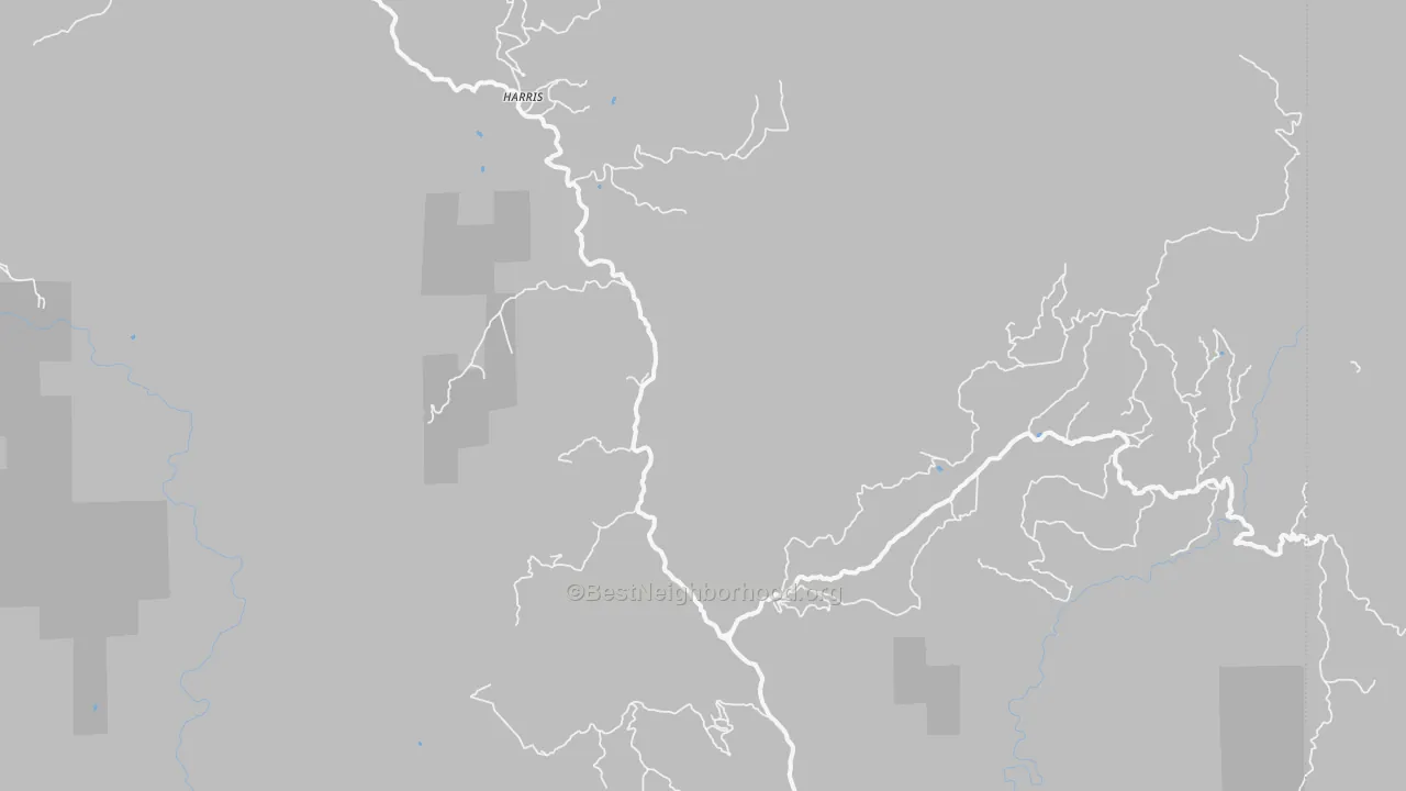 Transit Grade map of Harris, CA