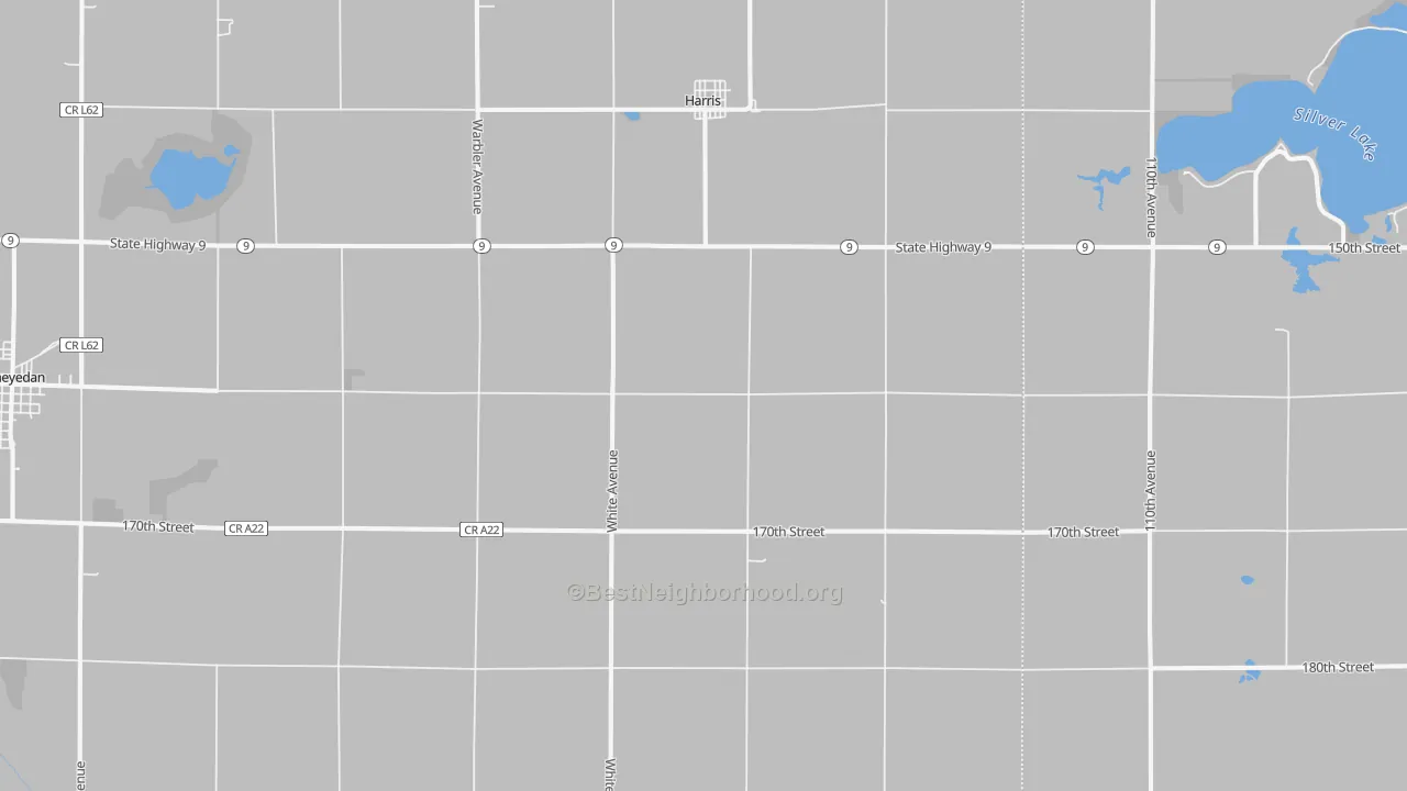 Transit Grade map of Harris, IA
