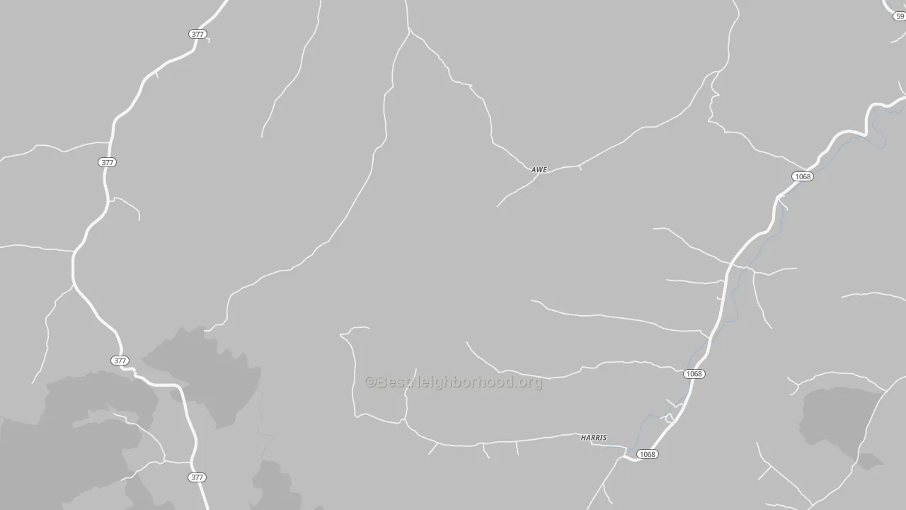 Transit Grade map of Harris, KY