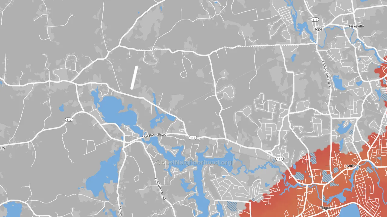 Transit Grade map of Harris, RI
