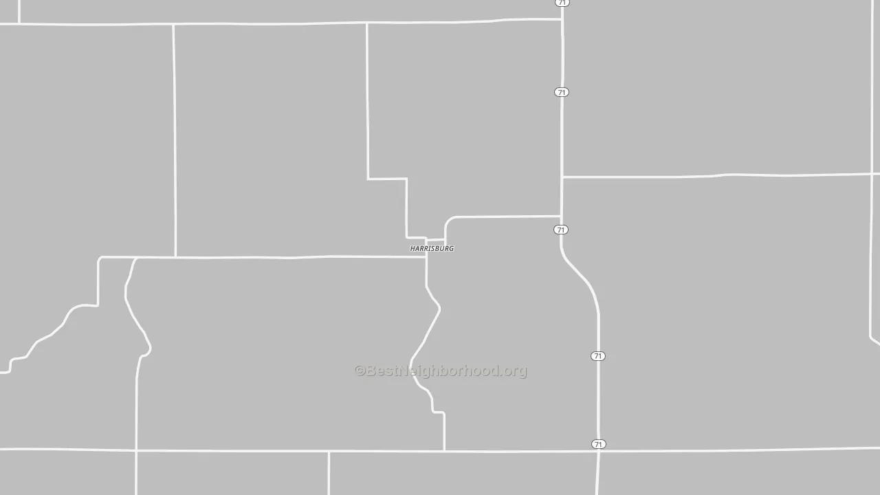 Transit Grade map of Harrisburg, NE