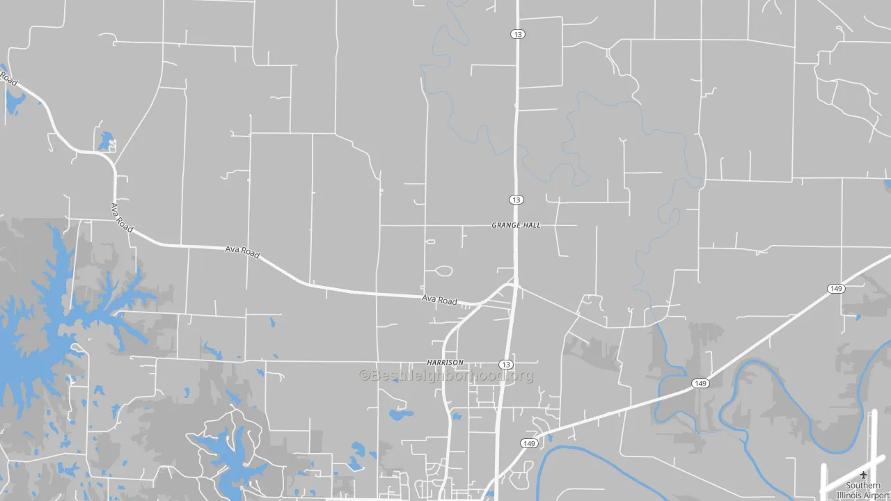 Transit Grade map of Harrison, IL