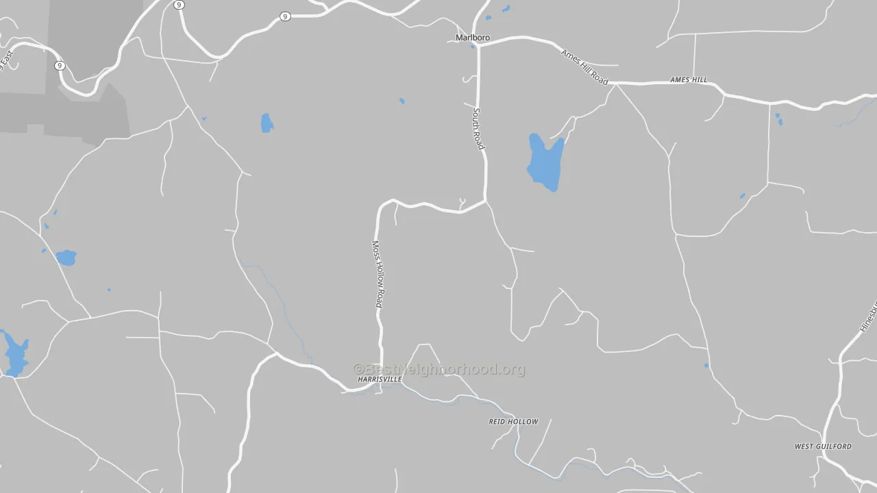 Transit Grade map of Harrisville, VT