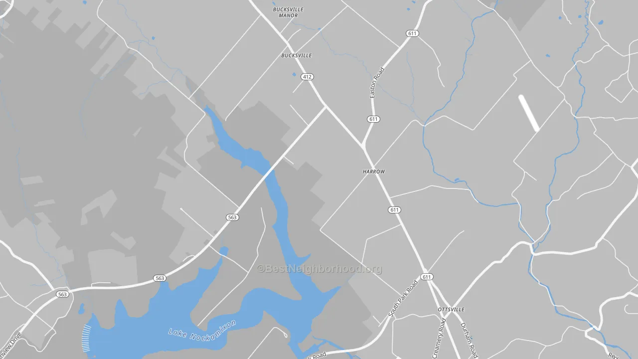 Transit Grade map of Harrow, PA