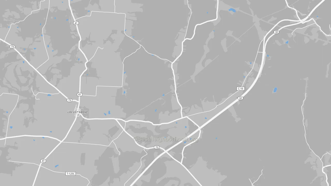 Transit Grade map of Harshasville, OH