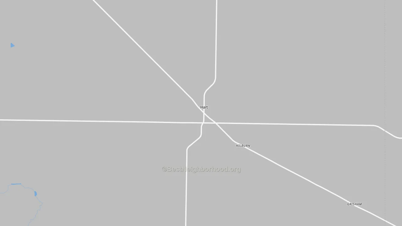Transit Grade map of Hart, TX