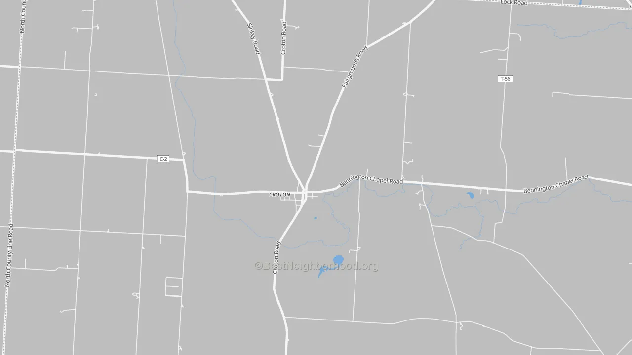 Transit Grade map of Hartford, OH