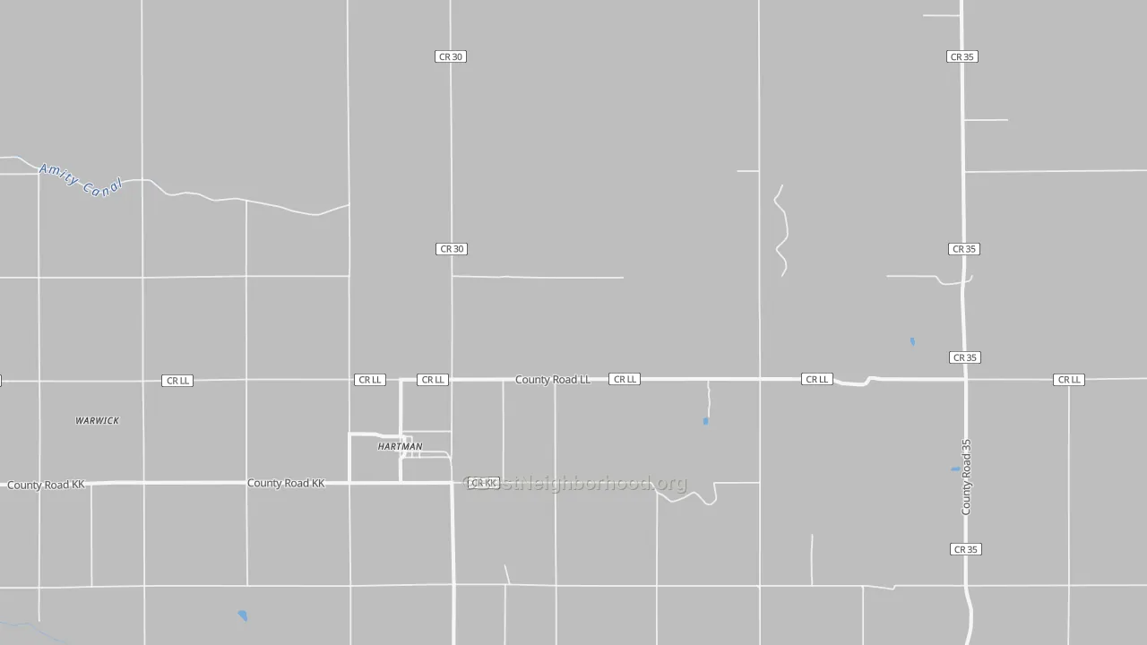 Transit Grade map of Hartman, CO