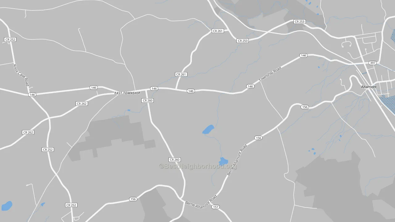 Transit Grade map of Hartmans Corners, NY