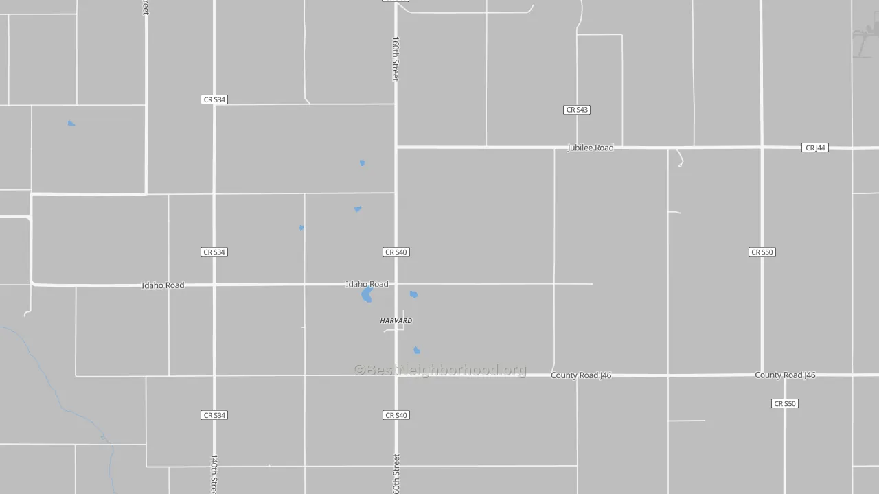 Transit Grade map of Harvard, IA