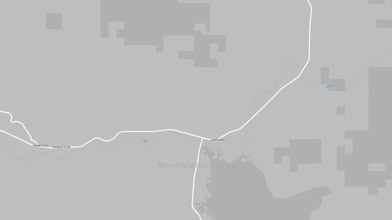 Transit Grade map of Harvard, ID