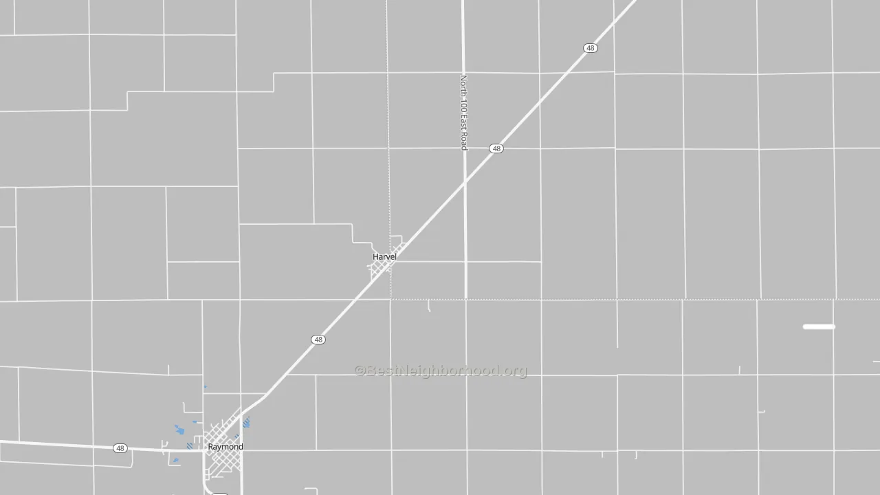 Transit Grade map of Harvel, IL