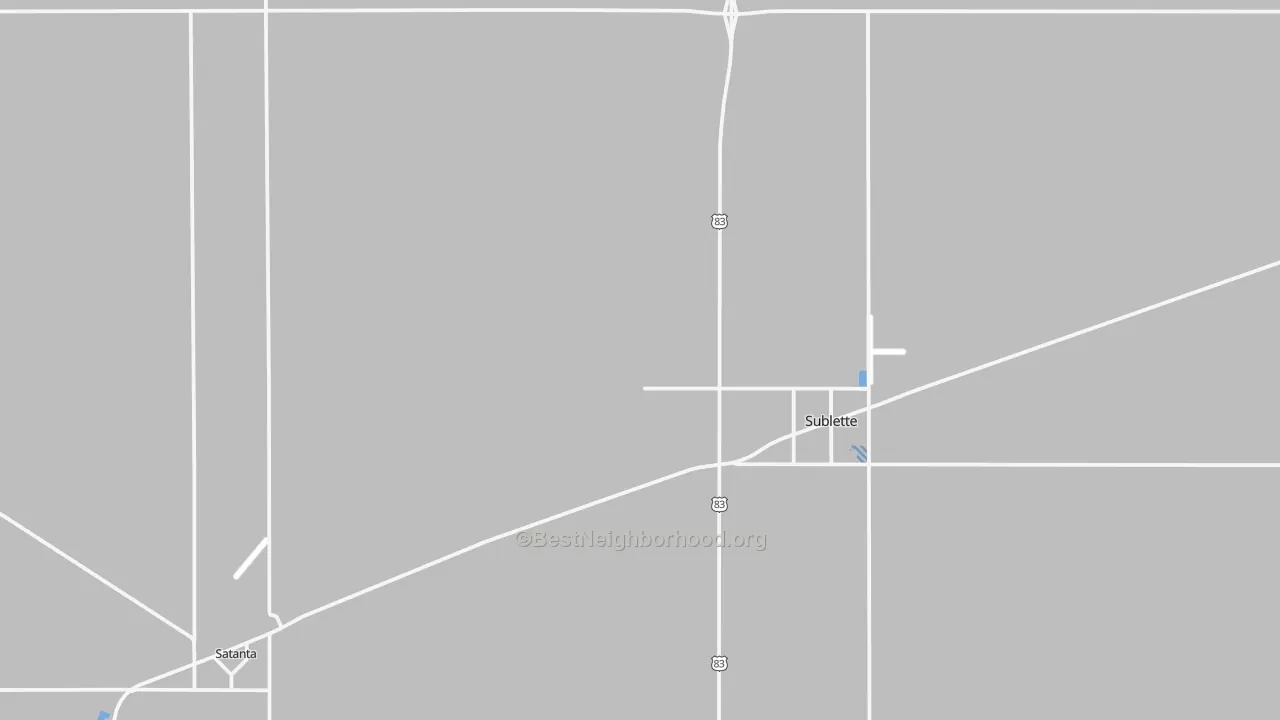 Transit Grade map of Haskell County, KS