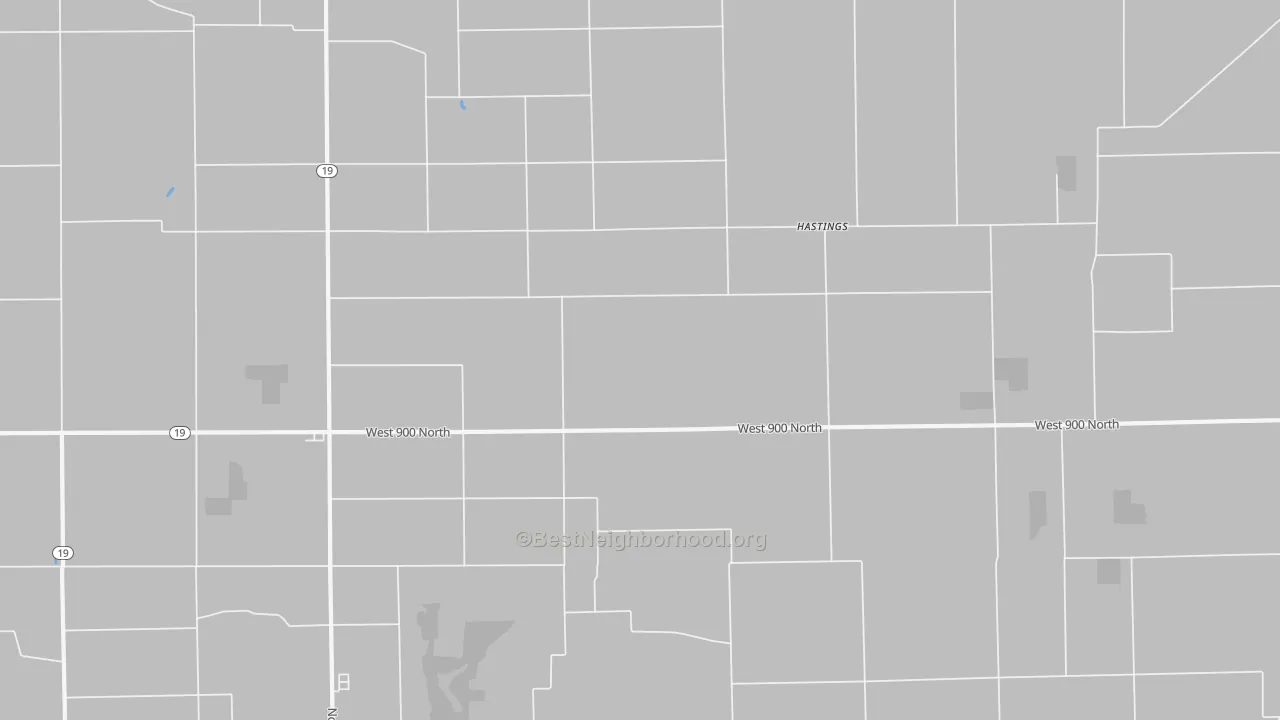 Transit Grade map of Hastings, IN