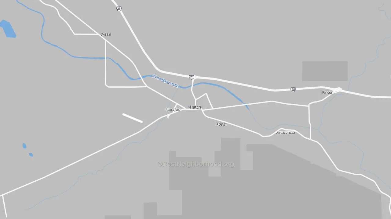 Transit Grade map of Hatch, NM