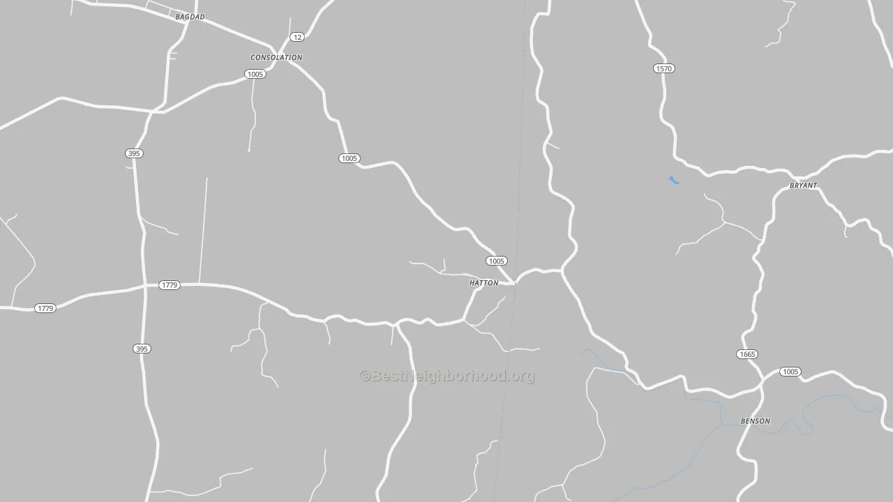 Transit Grade map of Hatton, KY