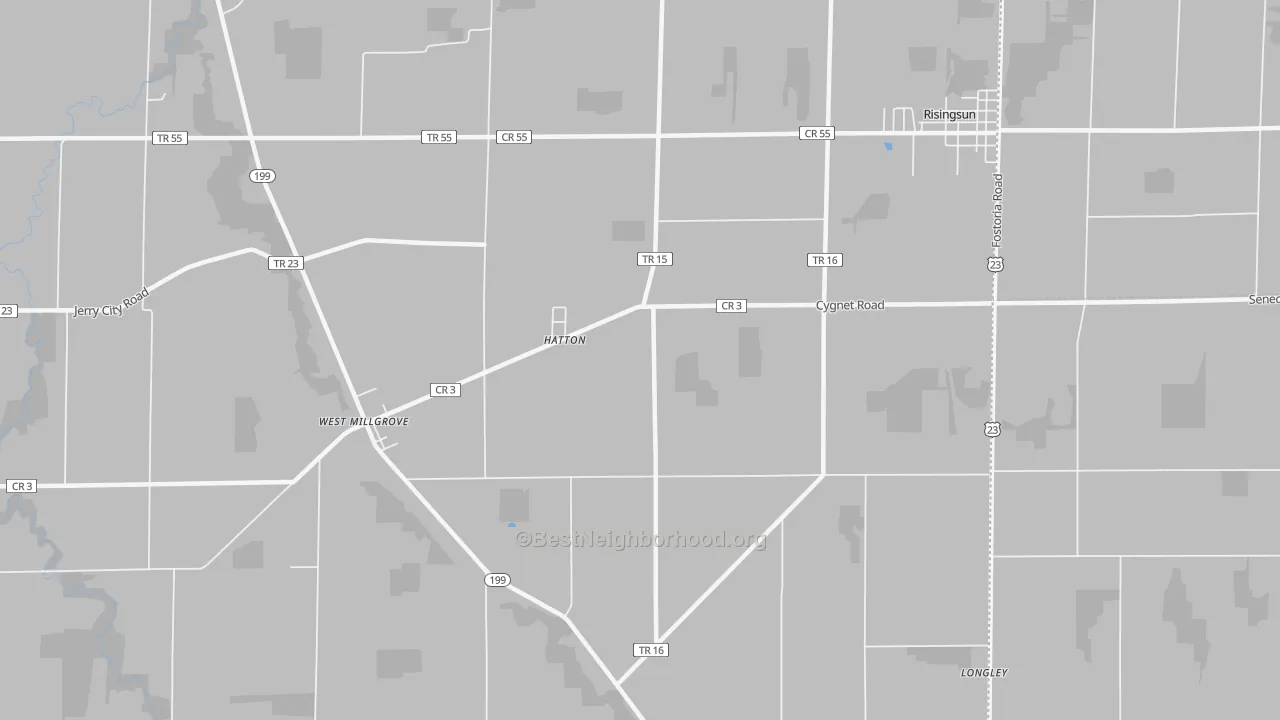 Transit Grade map of Hatton, OH