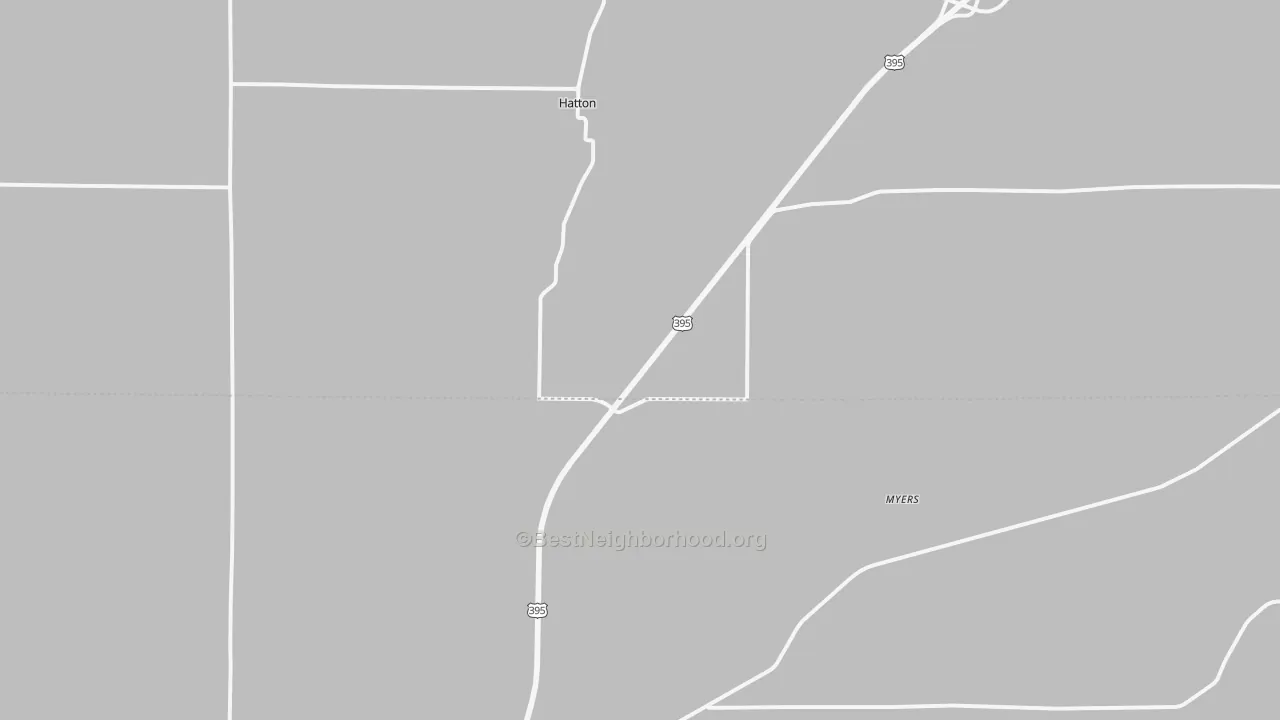 Transit Grade map of Hatton, WA