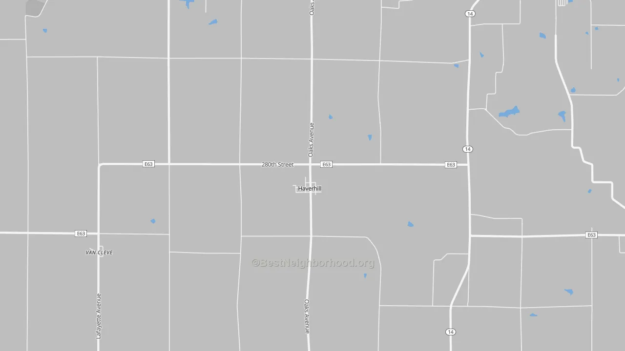 Transit Grade map of Haverhill, IA