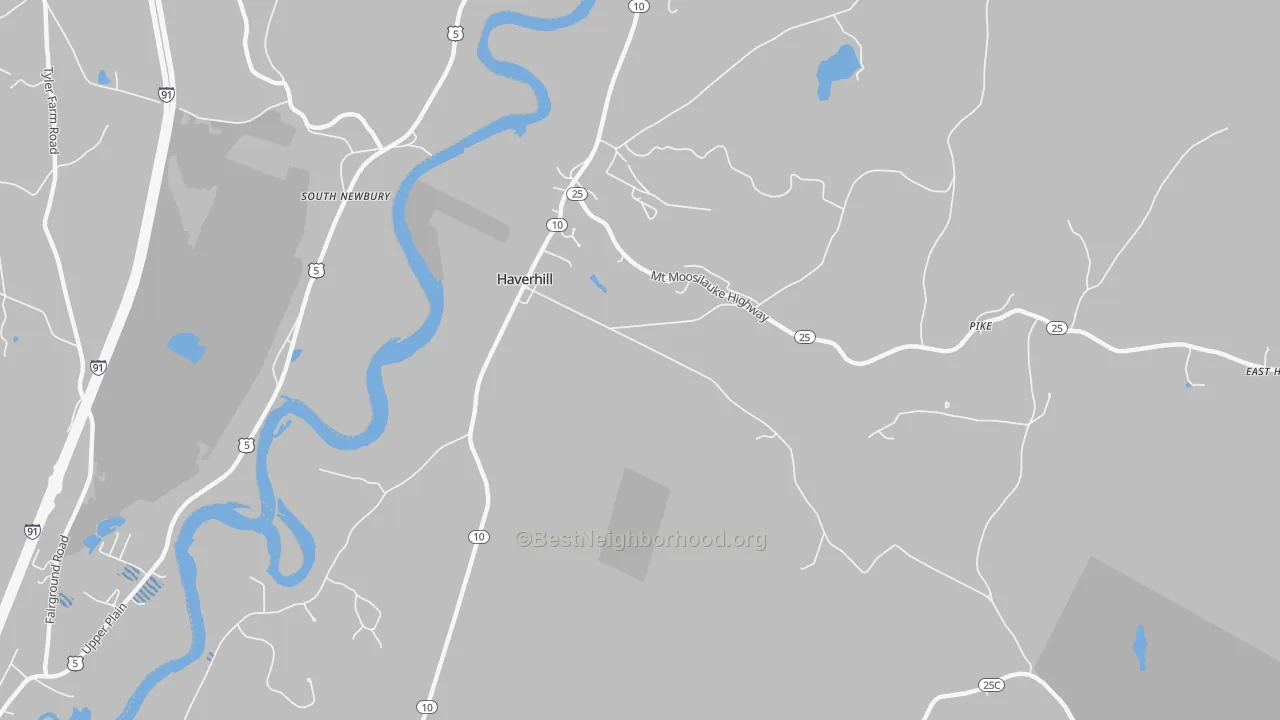 Transit Grade map of Haverhill, NH