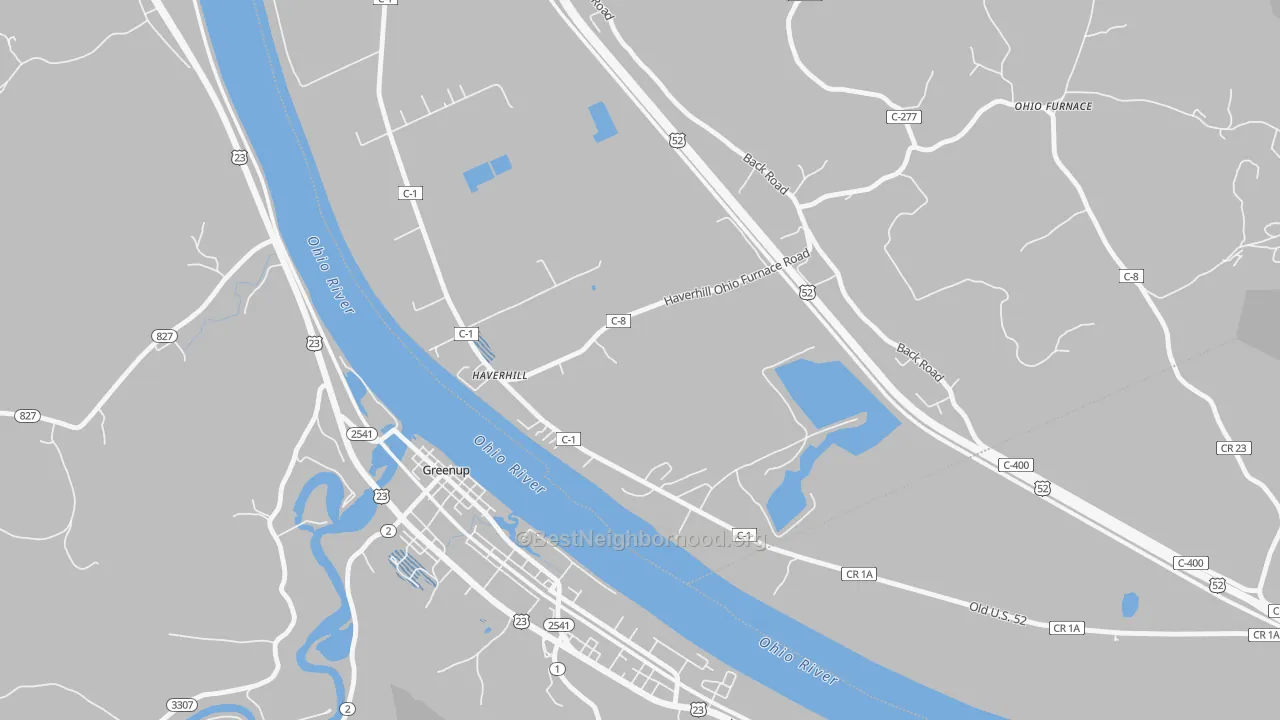 Transit Grade map of Haverhill, OH