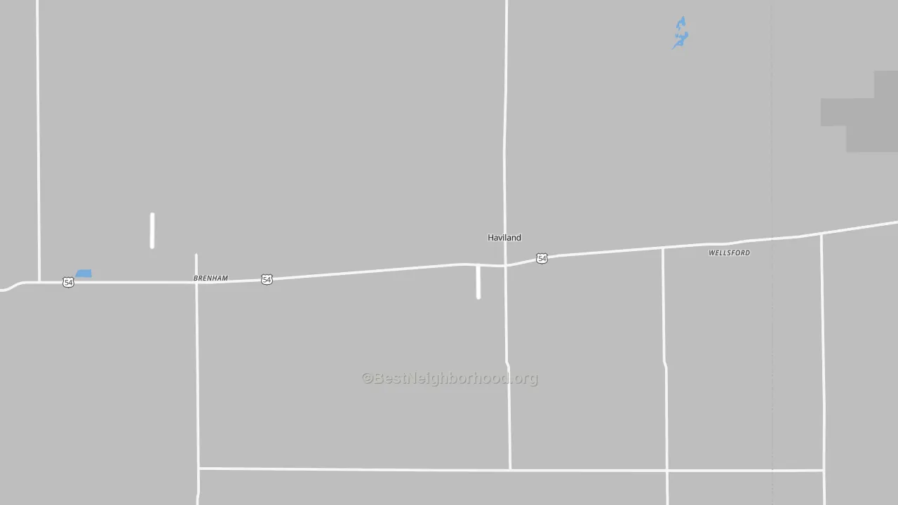 Transit Grade map of Haviland, KS
