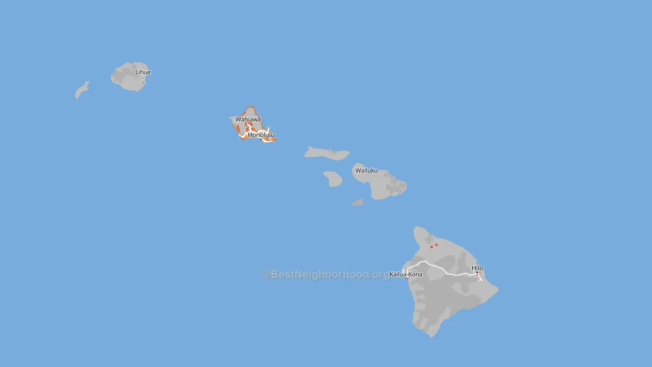 Transit Grade map of Hawaii