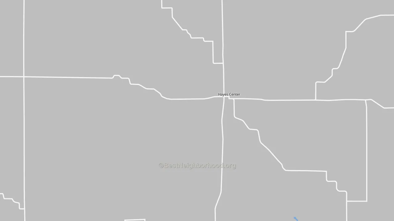 Transit Grade map of Hayes County, NE