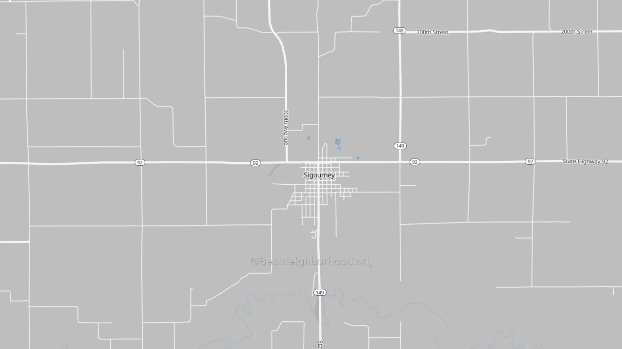 Transit Grade map of Hayesville, IA