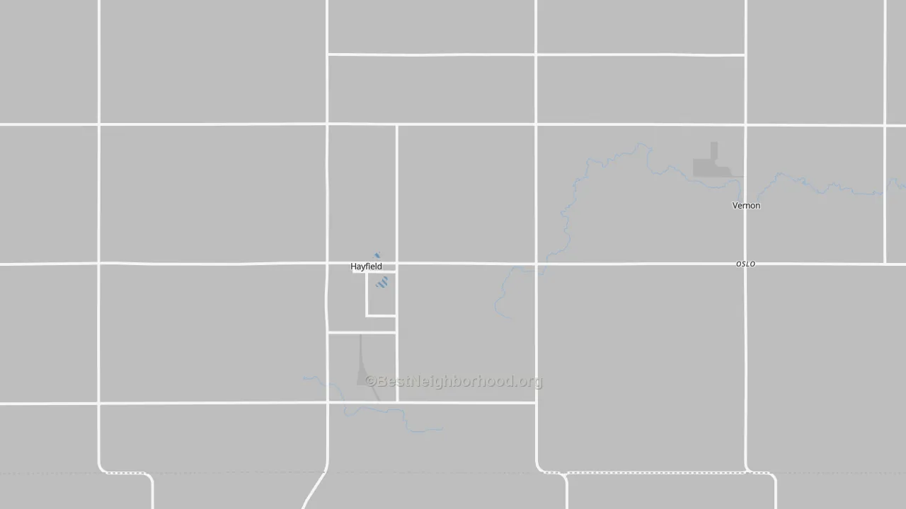 Transit Grade map of Hayfield, MN