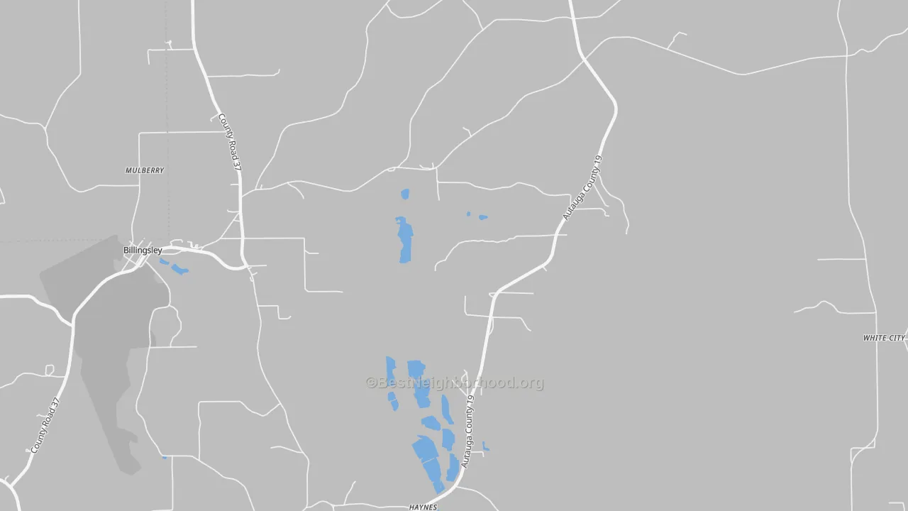 Transit Grade map of Haynes, AL
