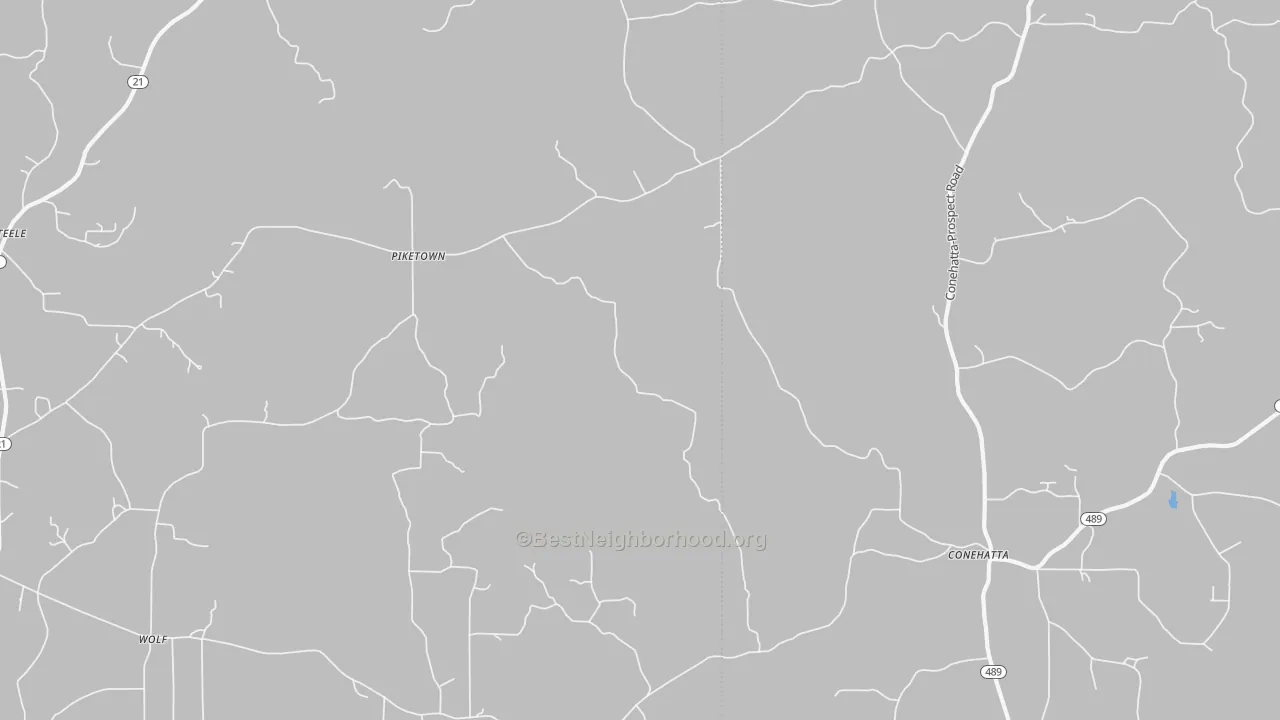 Transit Grade map of Hays, MS