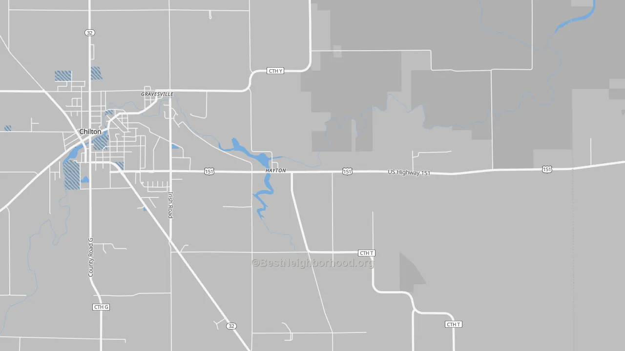 Transit Grade map of Hayton, WI