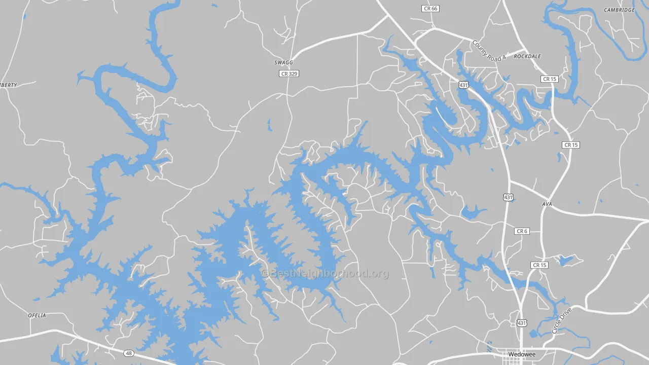Transit Grade map of Haywood, AL