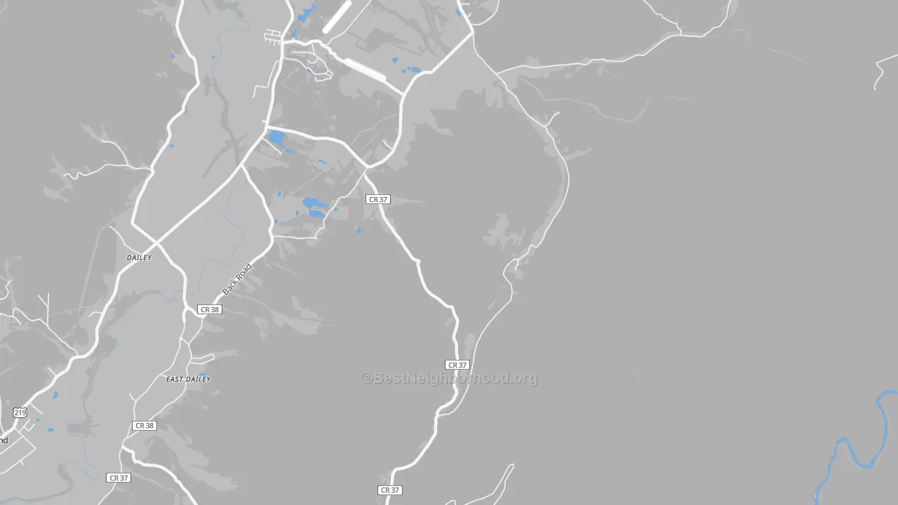 Transit Grade map of Hazelwood, WV