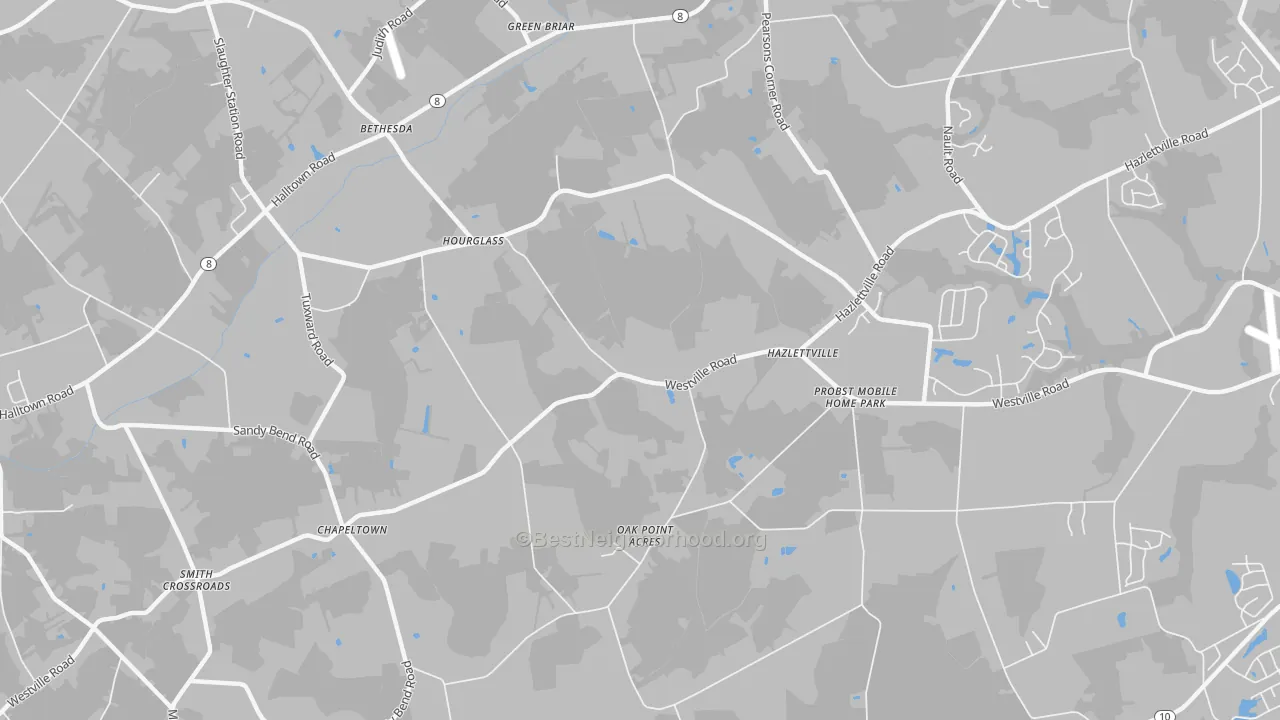 Transit Grade map of Hazlettville, DE