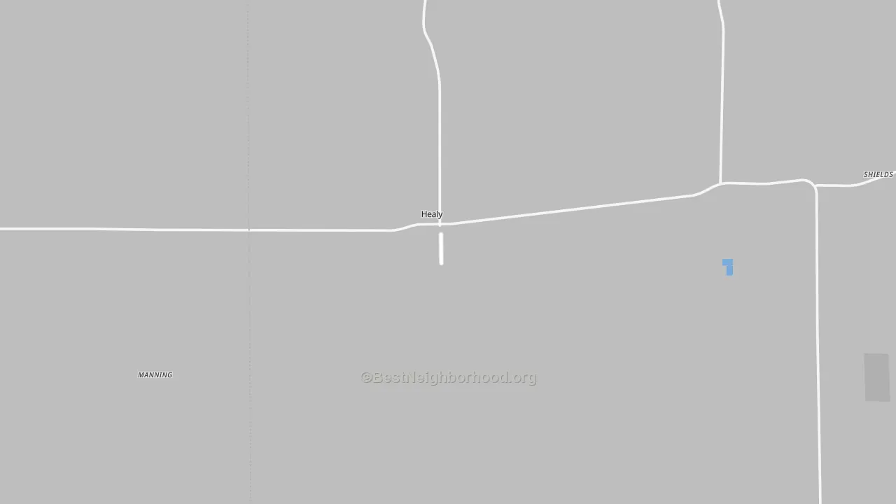 Transit Grade map of Healy, KS