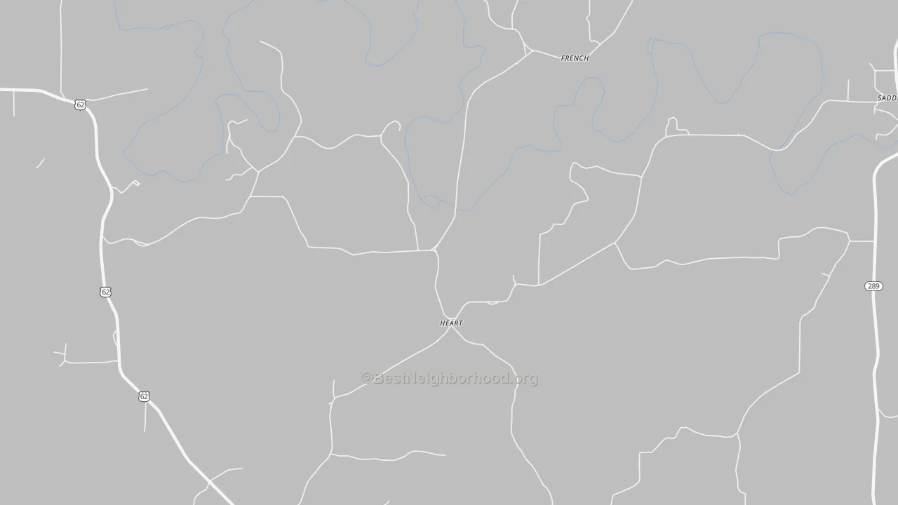 Transit Grade map of Heart, AR