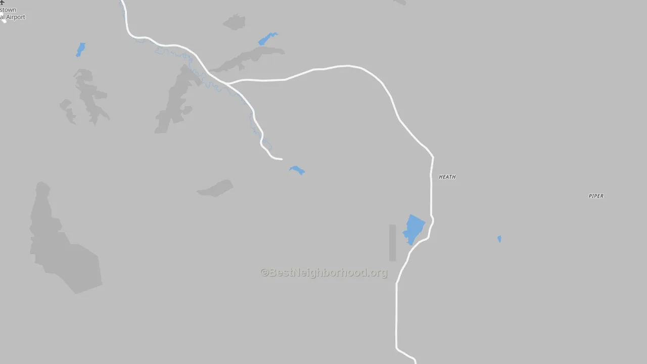 Transit Grade map of Heath, MT