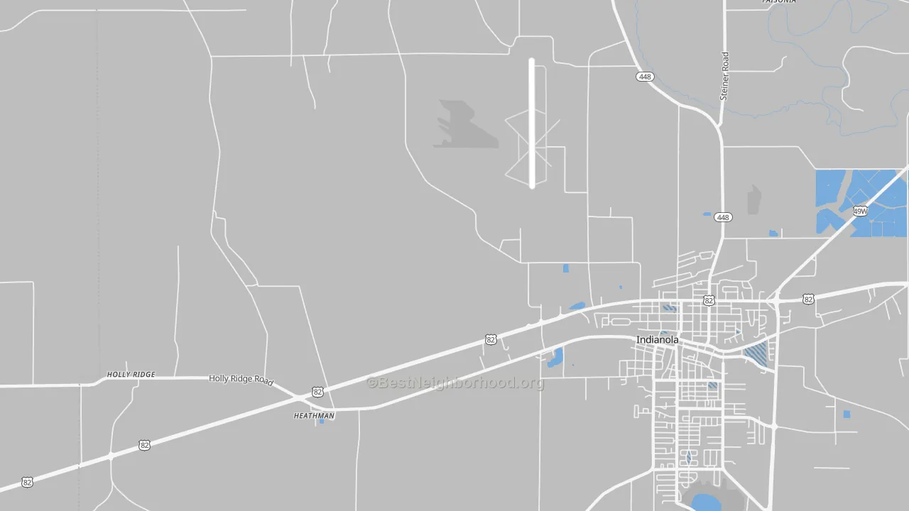 Transit Grade map of Heathman, MS